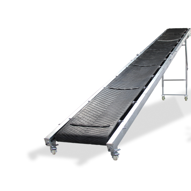 小型水泥裝車輸送機 化肥爬坡裝車卸貨輸送帶